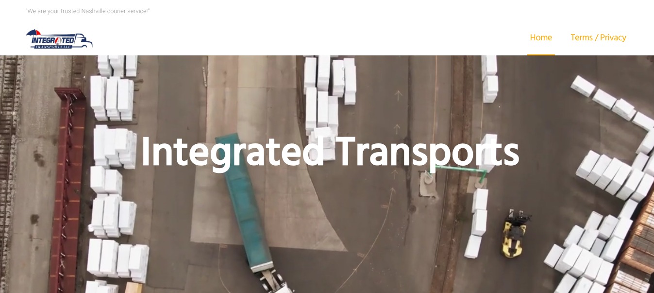 Integrated Transports website