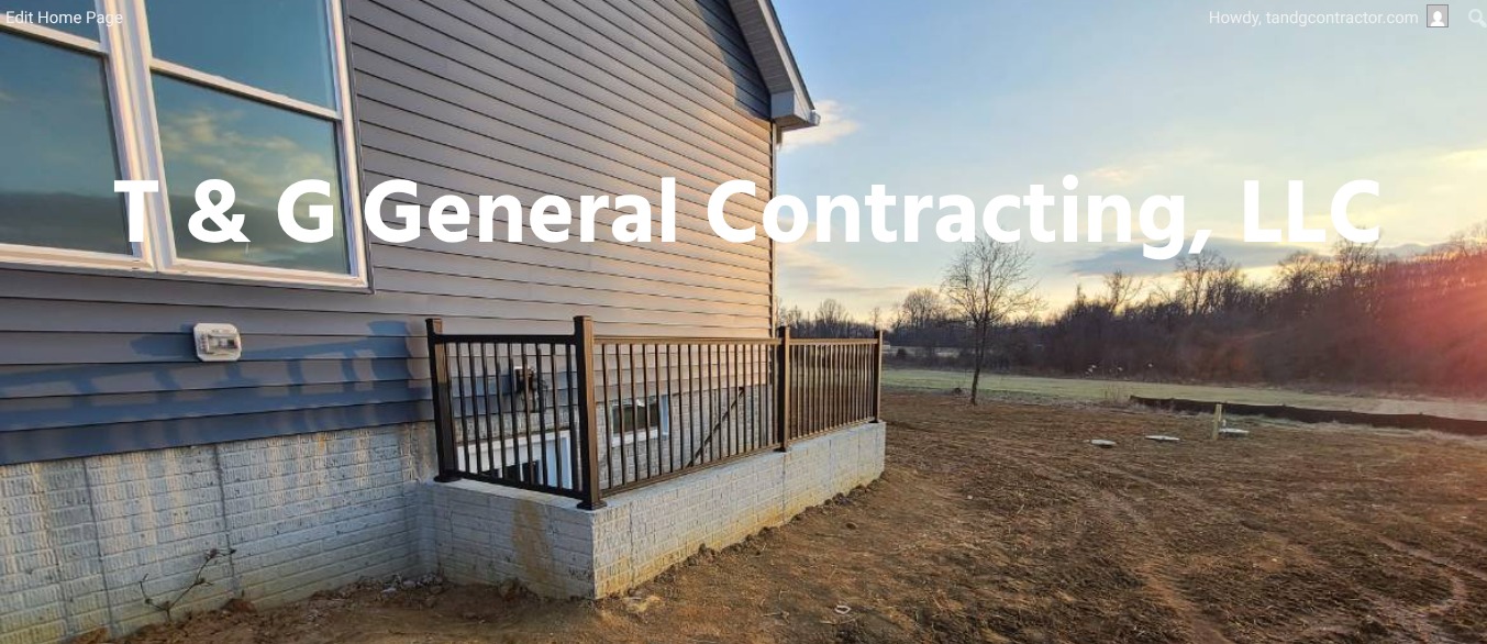 T & G Services website