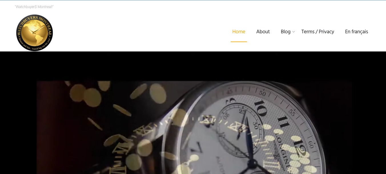 Watch Buyers Montreal website